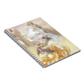 "Angel bij Glastonbury Abbey"-laptop Notitieboek (Rechterzijde)