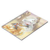 "Angel bij Glastonbury Abbey"-laptop Notitieboek (Linkerzijde)