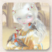 "Angel bij Glastonbury Abbey"-Onderzetters Bier Onderzetter (Voorkant)