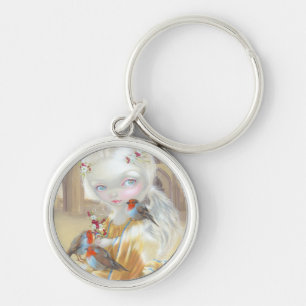 "Angel bij Glastonbury Abbey"-Sleutelhanger Sleutelhanger