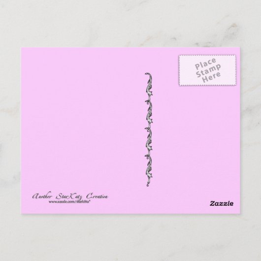 Angel Binnen Briefkaart (Achterkant)