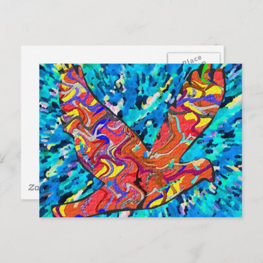 Angel Bird Briefkaart (Voorkant / Achterkant)