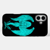 Angel, Black en Green-design Case-Mate iPhone Case (Achterkant (horizontaal))
