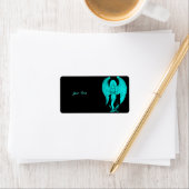 Angel, Black en Green-design Etiket (Insitu)