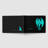 Angel, Black en Green-design Gastenboek (Volledig)