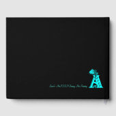 Angel, Black en Green-design Gastenboek (Achterkant)