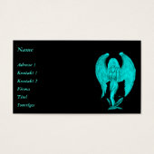 Angel, Black en Green-design Visitekaartjes (Voorkant)