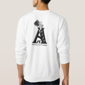 Angel, Black en White Design Trui (Achterkant)