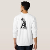 Angel, Black en White Design Trui (Achterkant volledig)