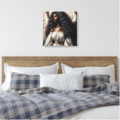 Angel Black Woman Canvas Afdruk (Insitu (Slaapkamer))