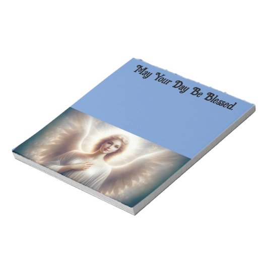 Angel Blessed Day Notitieblok (Linkerzijde)