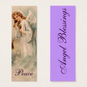 Angel Blessing Vintage Kerstcadeau Labels Mini Visitekaartjes (Voorkant /achterkant)