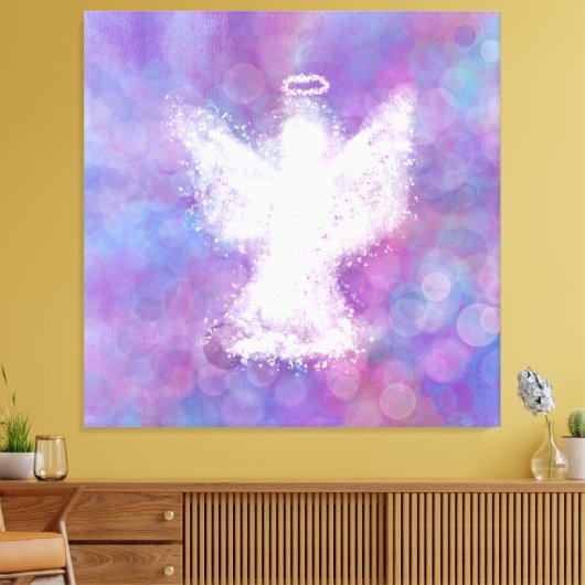 Angel Blessings Canvas Afdruk (Insitu (Woonkamer))