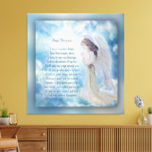 Angel Blessings Gedicht Canvas Afdruk (Insitu (Woonkamer))
