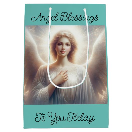 Angel Blessings Gift Bag Medium Cadeauzakje (Achterkant)