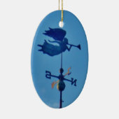 Angel BLOWING HORN WEATHER VANE Keramisch Ornament (Rechts)