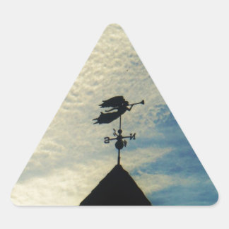Angel BLOWING HORN WEATHER VANE Sticker