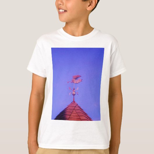 Angel BLOWING HORN WEATHER VANE T-shirt (Voorkant)