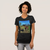 Angel BLOWING HORN WEATHER VANE T-shirt (Voorkant volledig)