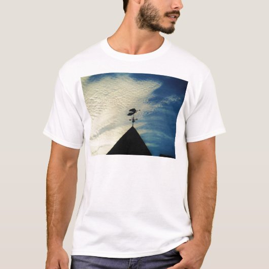 Angel BLOWING HORN WEATHER VANE T-shirt (Voorkant)