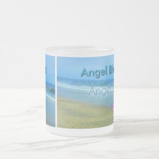 Angel Blue Eyes Frosted Mok (Center)