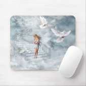 Angel Blue mousepad Muismat (Met muis)