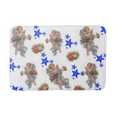 Angel Blue Stars Bathroom Bath Mat (Voorkant)