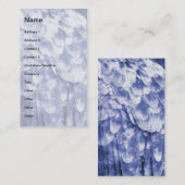 Angel Blue. Visitekaartje (Voorkant / Achterkant)