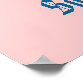  Angel Blue Wings kerstdromen CH404 Poster (Hoek)