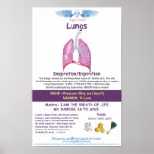 Angel Boerderijen Lung Chart Poster (Voorkant)
