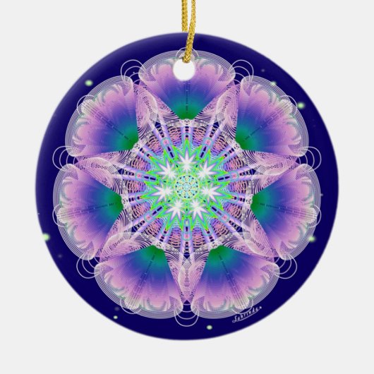 Angel Breath/Awareness Keramisch Ornament (Voorkant)