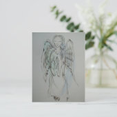 Angel briefkaart (Staand voorkant)