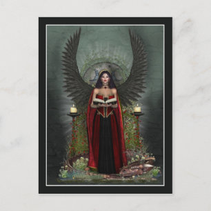 Angel-Briefkaart - Dark Angel-bescherming Briefkaart