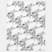 Angel Briefkaart Fleece Blanket (Voorkant)