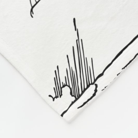 Angel Briefkaart Fleece Blanket (Hoek)