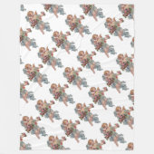Angel Briefkaart Fleece Blanket (Voorkant)