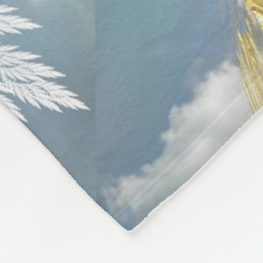 Angel Briefkaart Fleece Blanket (Hoek)