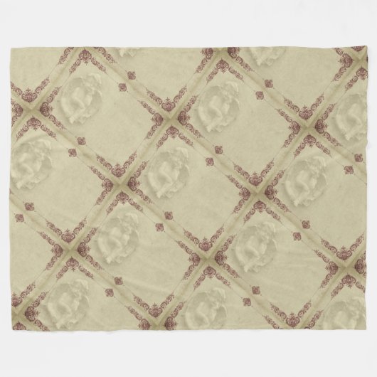 Angel Briefkaart Fleece Blanket (Voorkant (Horizontaal))