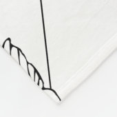 Angel Briefkaart fleece deken (Hoek)