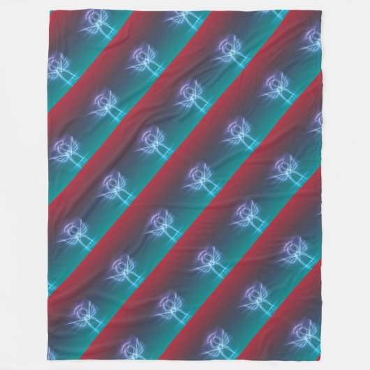 Angel Briefkaart fleece deken (Voorkant)