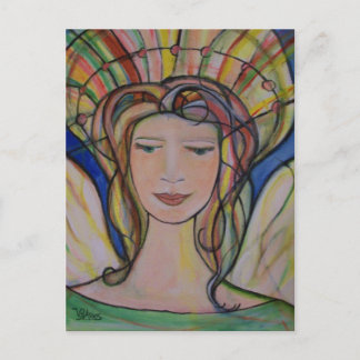 Angel-briefkaart van ValAries Briefkaart