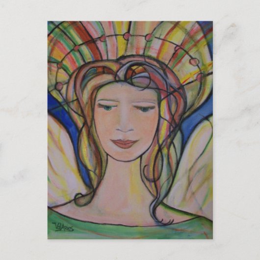 Angel-briefkaart van ValAries Briefkaart (Voorkant)