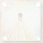 Angel Bright Glass Onderzetter Glazen Onderzetter (Achterkant)