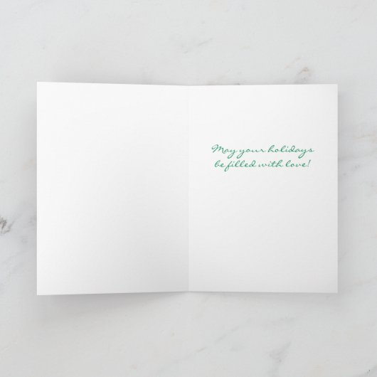 Angel Bright Holiday Kaart (Binnen)