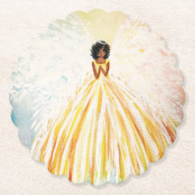 Angel Bright Paper Onderzetter Set (6)