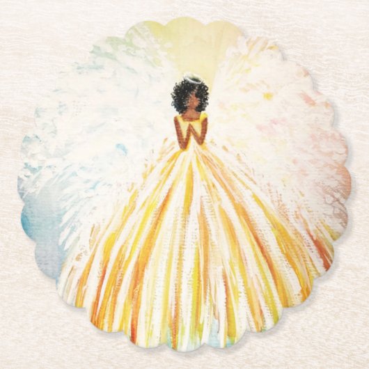 Angel Bright Paper Onderzetter Set (6) (Voorkant)