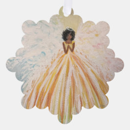 Angel Bright Paper Ornament (FRAZIER PENNER) Kaart