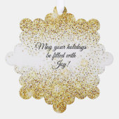 Angel Bright Paper Ornament Kaart (Achterkant)