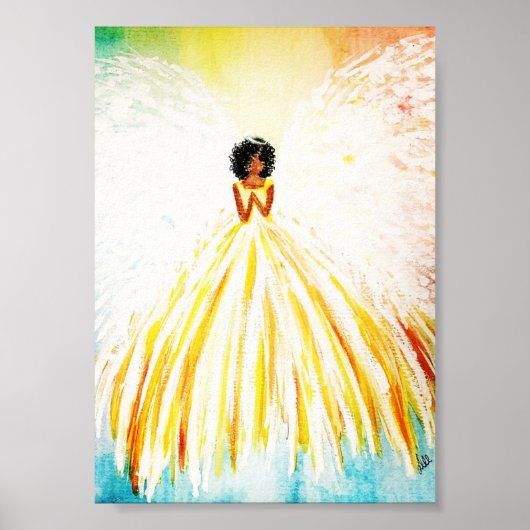 Angel Bright Premium Canvas Poster (5x7) (Voorkant)