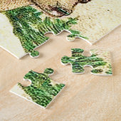 Angel bringing Christmas gifts and presents Legpuzzel (Zijkant)